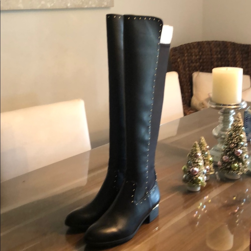 Calvin Klein Black leather boot